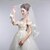 cheap Gifts &amp; Decorations-One-tier Lace Applique Edge / Scalloped Edge Wedding Veil Elbow Veils with 55.12 in (140cm) Lace / Tulle