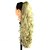 cheap Hair Pieces-Ponytails Synthetic Hair Hair Piece Hair Extension Curly / Classic / Kinky Curly Daily / Blonde