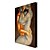 cheap People Paintings-Hand-Painted Abstract One Panel Canvas Oil Painting For Home Decoration