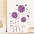 billige Vægklistermærker-Wall Stickers Wall Decals Purple Flower Decorative Sticker