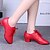 cheap Ballroom Shoes &amp; Modern Dance Shoes-Women&#039;s Modern Shoes Heel Low Heel Leatherette Lace-up Hollow-out Black / Red / EU39
