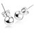 abordables Boucles d&#039;oreilles-Clou d&#039;oreille - en Vermeil - pour Femme