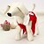 preiswerte Hundekleidung-Katze Hund Kleider Welpenkleidung Hochzeit Weihnachten Winter Hundekleidung Welpenkleidung Hunde-Outfits Rot Kostüm für Mädchen und Jungen Hund Baumwolle XS S M L