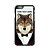 זול נרתיקים לטלפון-מקרה טלפון אישית - מקרה עיצוב מתכת זאב עבור iPhone 6 בתוספת