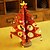 ieftine Decorațiuni de Crăciun-Ornamente de Crăciun, 12.8inch Crăciun roșu copac, din lemn