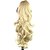 cheap Hair Pieces-claw clip synthetic 25 inch blonde long curly ponytail