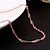 cheap Necklaces-Women&#039;s Chain Necklace 18K Gold Plated Gold Plated Rose Gold White Necklace Jewelry For
