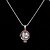 Недорогие Модные ожерелья-Ожерелья с подвесками Серебрянное покрытие Сплав Ожерелья с подвесками , Свадьба Для вечеринок Повседневные Спорт