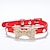 cheap Dog Collars, Harnesses &amp; Leashes-Cat Dog Collar Rhinestone PU Leather Golden Black Red Blue Pink