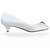 abordables Zapatos de boda-Mujer Lentejuelas cristal brillo Boda Cristal Tacón de gatito Satén Marfil Champaña Negro