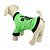 preiswerte Hundekleidung-Katze Hund T-shirt Cartoon Design Cosplay Hochzeit Hundekleidung Grün Kostüm Baumwolle XS S M L
