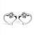 cheap Vip Deal-Pure Women&#039;s 925 Silver-Plated High Quality Handwork Elegant Earrings