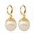 cheap Earrings-Women&#039;s Drop Earrings Imitation Pearl Imitation Pearl Plated Silver Alloy Round Jewelry