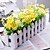 preiswerte Künstliche Blume-Ast Polyester Kunststoff Gänseblümchen Tisch-Blumen Künstliche Blumen