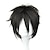 billige Kostymeparykk-SAO Alicization Kirito Cosplay-parykker Herre 12 tommers Varmebestandig fiber Anime parykk / Parykker
