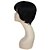 cheap Human Hair Capless Wigs-100% Human Hair Short Black Capless Straight Hair Wig with Side Bangs