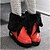 olcso Női cipők-Női Bőrutánzat Tavasz Ősz Tél Ruha Alacsony Fekete Fehér Piros 1 inch-1 3 / 4 inch