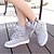 cheap Women&#039;s Sneakers-Women&#039;s Shoes Canvas Spring Summer Fall Comfort Flat Heel Booties/Ankle Boots Buckle Lace-up for Casual Grey Black