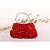 cheap Clutch Bags-Women&#039;s Wedding Bags Evening Bag Nylon Flower Party Wedding Wedding Party Apricot Black Red