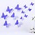 abordables Autocollants muraux-Animaux Romance 3D Stickers muraux Stickers muraux 3D Stickers muraux décoratifs Stickers de frigo,Vinyle Matériel Amovible Repositionable