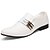 cheap Men&#039;s Oxfords-Men&#039;s Oxfords Dress Shoes Comfort Shoes Business Wedding Casual Office &amp; Career Faux Leather Slip Resistant White Black Brown Fall Spring / Rivet / EU40