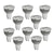 abordables Spots LED-10pcs 4 W 350-400 lm GU10 Spot LED 4 Perles LED LED Haute Puissance Blanc Chaud / Blanc Froid / Blanc Naturel 85-265 V / 10 pièces / RoHs