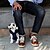preiswerte Hundekleidung-Hund Hosen Welpenkleidung Jeans Modisch Cowboy Hundekleidung Welpenkleidung Hunde-Outfits Blau Kostüm für Mädchen und Jungen Hund Jeansstoff XS S M L XL XXL