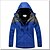 abordables Vestes Softshell, polaires, blousons de randonnée-Homme Veste de Ski Veste de Randonnée Hiver Outdoor Chaud Etanche Coupe Vent Cap détachable Veste Coupe Vent Anorak 3 en 1 Veste Hiver Fermeture éclair simple Ski Camping / Randonnée Escalade Bleu