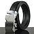 cheap Men&#039;s Accessories-Men&#039;s Solid Belt Silver Golden 2023