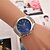 voordelige Trendy Horloge-Dames Polshorloge Kwarts Hot Sale Legering Band Analoog Amulet Informeel Zilver - Zwart Paars Blauw