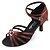 cheap Latin Shoes-Women&#039;s Latin Shoes / Ballroom Shoes Satin Sandal Buckle Customized Heel Customizable Dance Shoes Black / Gold / Purple