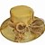 billige Festhatte-Organza Kentucky Derby Hat / Hatte med 1 Speciel Lejlighed Medaljon