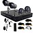 baratos Kit DVR-twvision® 4 canal de um toque sistema de CCTV DVR on-line (4 canais de gravação D1)