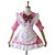 billiga Lolitaklänningar-Lolita Klänningar Piguniform Dam Cotton Japanska Cosplay-kostymer Lappverk Kort längd