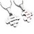 preiswerte Halsketten-Pendant Halskette Graviert Beste Freunde Freundschaft damas Sister Aleación Silber Modische Halsketten Schmuck Für Party Alltag Normal