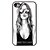 voordelige Telefoonhoesjes-gepersonaliseerde telefoon geval - mooi meisje ontwerp metalen behuizing voor de iPhone 4 / 4s