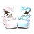 voordelige Lolita-schoeisel-Schoenen Schattig Plateau Schoenen Strik 7 cm CM Blauw / Roze Voor PU-leer / Polyurethaan Leer Halloweenkostuums