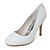 cheap Wedding Shoes-Women&#039;s Wedding Party &amp; Evening Summer Winter Stiletto Heel Ivory Black White