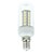 billiga Glödlampor-3W 250-300 lm E14 LED-lampa T 36 lysdioder SMD 5730 Varmvit AC 220-240V