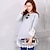 levne Dámské svetry-Women&#039;s Casual Cute Lace Full Sleeve Pullover Sweaters