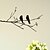 Недорогие Стикеры на стену-настенные наклейки наклейки для стен, современные ветви птицы пвх стены стикеры