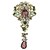 baratos Pregadeiras-pin traje flor gota partido strass broche broche vintage mulheres de estilo (mais cores)