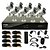 baratos Kit DVR-Sistema DVR CCTV de 8 Canais (8 Câmeras Externas à Prova d&#039;água, Controle PTZ)