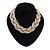 cheap Necklaces-Women&#039;s Statement Necklace Interwoven Necklace Chinese Knot Ladies European Simple Style Alloy Black Silver Dark Gray Necklace Jewelry For