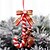 abordables Décorations-argile polymère crochet Noël suspendus décoration de Noël