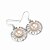 voordelige Modieuze oorbellen-AS 925 Silver Jewelry  Shell pearl ear hook