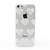 billiga iPhone Tillbehör-transparent vita hjärtan stil hårda tillbaka fallet för iphone 5c