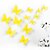 abordables Autocollants muraux-Animaux Romance 3D Stickers muraux Stickers muraux 3D Stickers muraux décoratifs Stickers de frigo,Vinyle Matériel Amovible Repositionable