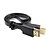 ieftine Cabluri HDMI-lwm ™ de mare viteză premium Cablu HDMI de plat 1.5ft 0.5m de sex masculin la v1.4 cablu de sex masculin pentru HDTV 1080p ps3 xbox Bluray DVD
