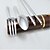 billige Til spisebordet-Protable 3in1 Stainless Steel Chopsticks Fork Spoon Set